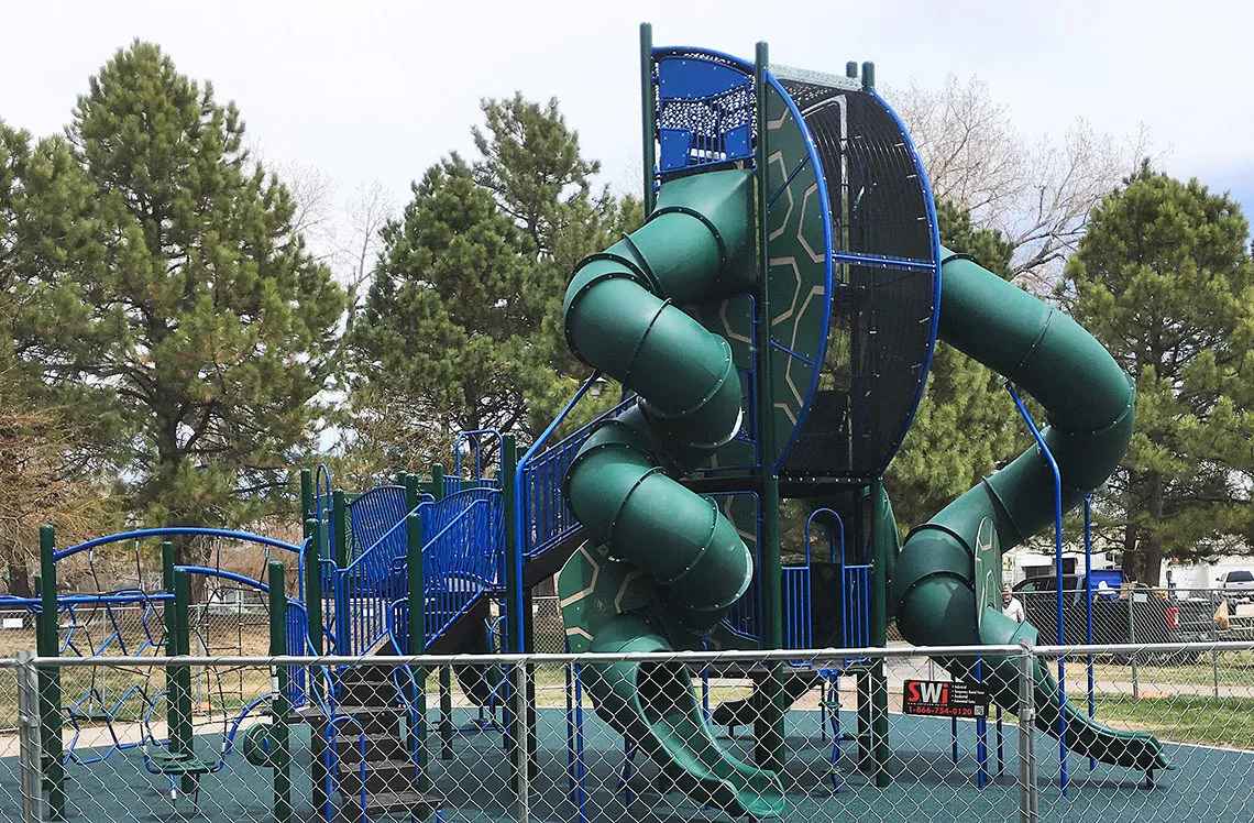 Tower playground at Lincoln Park